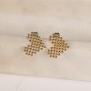Morgan Gold Heart Earrings