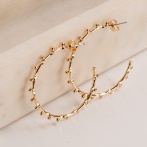 Alisha Gold Hoop Earrings