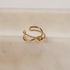 Lucy Gold Knot Double Ring