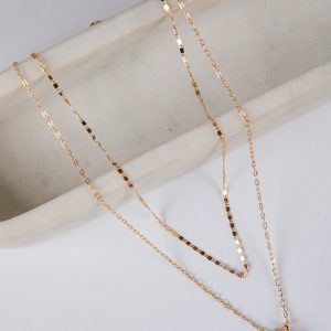 Isabel Gold Layered Gemstone Necklace