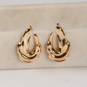 Catherine Gold Statement Earrings