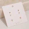 Jordyn Gold Stud Earring Set