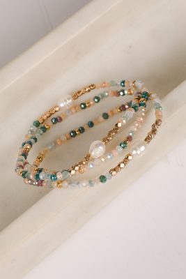 Jane Green Beaded Bracelet Set