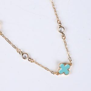 Gabby Quatrefoil Chain Necklace