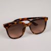 Glistening Lights Tortoise Round Sunglasses